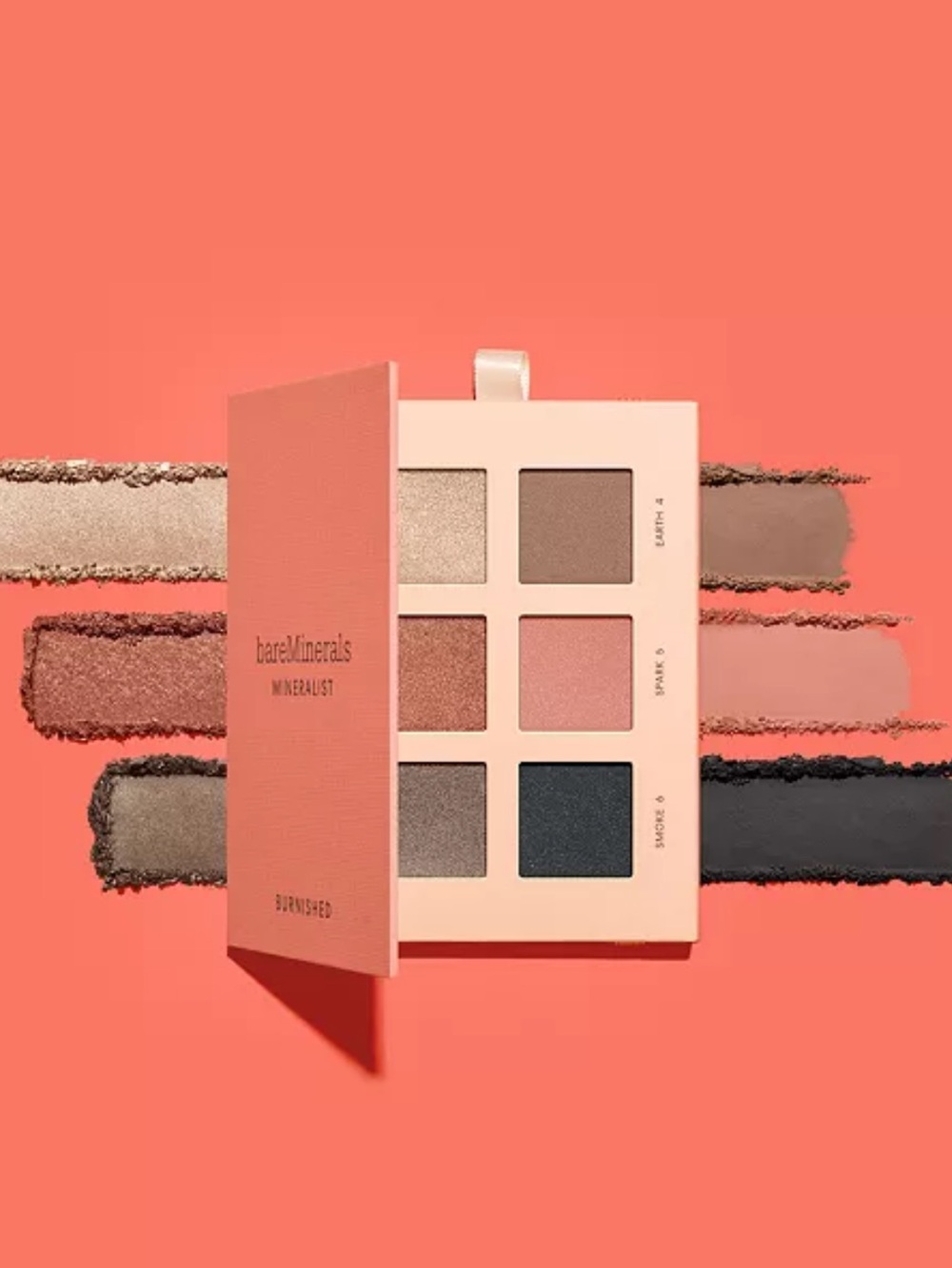New! bareMinerals Mineralist Talc-Free 6-Shade Eyeshadow Palette - BURNISHED